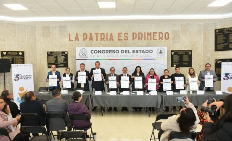 Poder Legislativo Invita a Jóvenes a Participar en Tercer Congreso Juvenil Hidalgo 2025