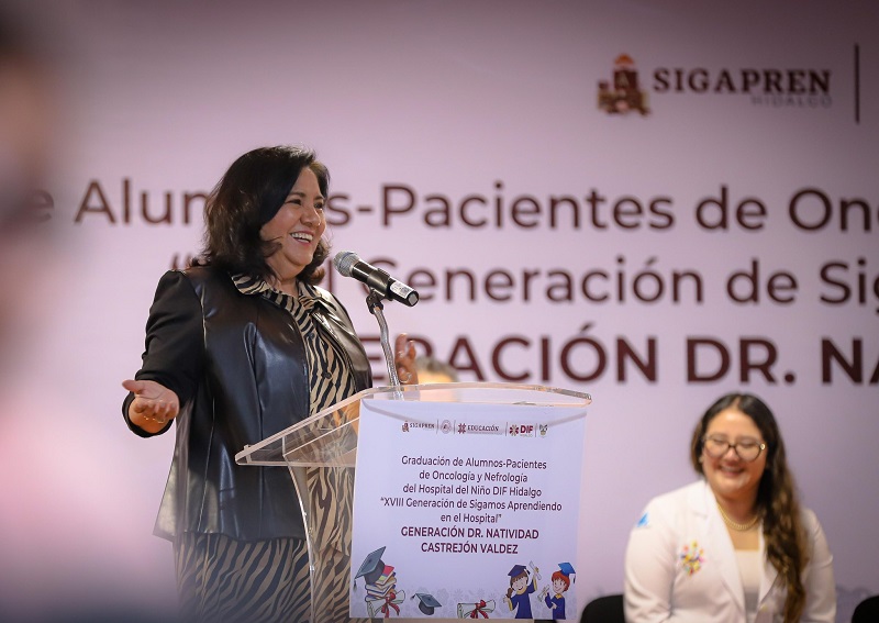 33 Pacientes del Hospital del Niño DIF Hidalgo Concluyen Estudios Con El Programa Sigamos Aprendiendo