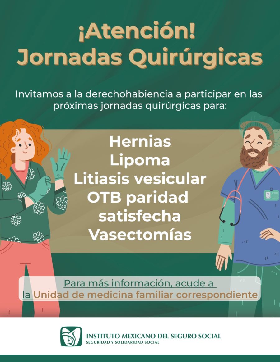 Atiende IMSS Hidalgo Procedimientos Pendientes Con Jornadas Quirúrgicas