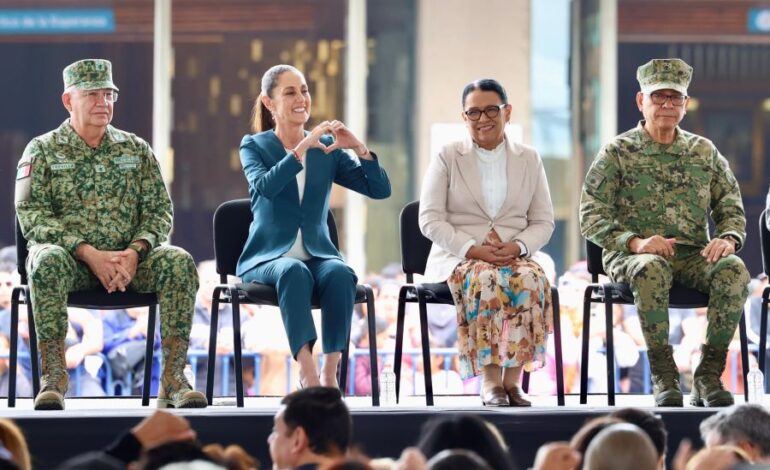 Presidenta Claudia Sheinbaum Celebra Programa “Sí al Desarme, Sí A La Paz” y Anima a Que En Todos Los Rincones del País Se Atiendan Las Causas Que Generan La Violencia