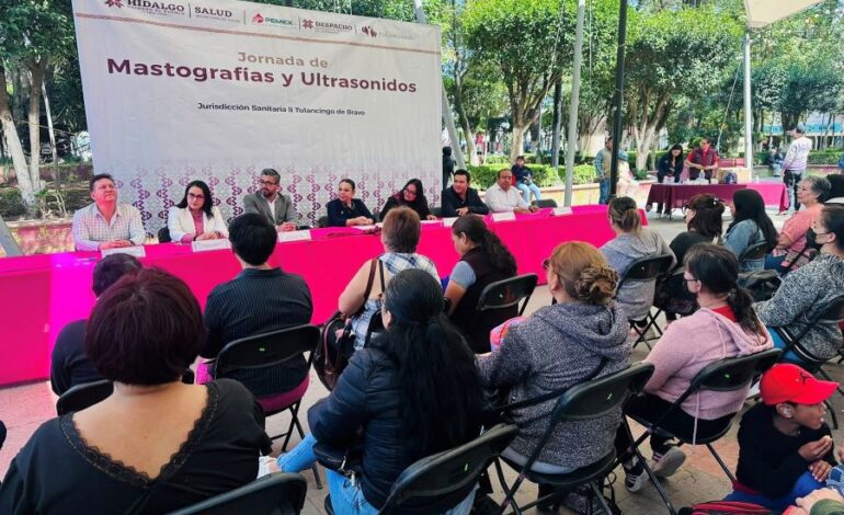 Jornada de Mastografías y Ultrasonidos Gratuitos   el 7 y 8 de Julio en Tulancingo