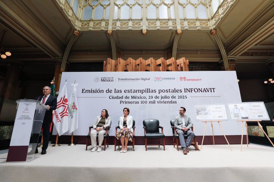 Infonavit y Correos de México Celebran El Derecho a La Vivienda Adecuada Con Estampillas