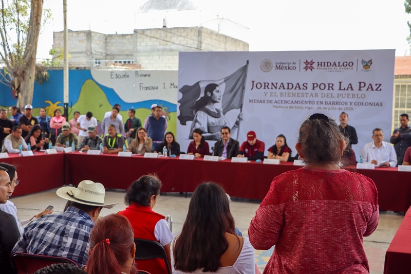 En la Jornada por la Paz, en la colonia San Cayetano, en Pachuca, denunciaron negligencias y falta de atención por parte de Ministerios Públicos