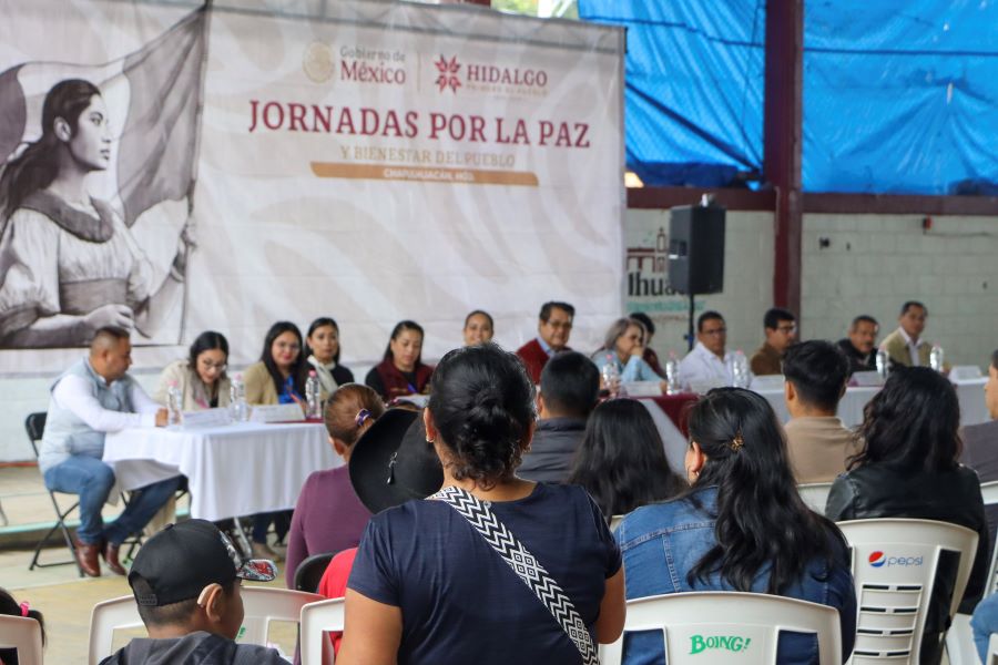 Jornadas por la Paz y Bienestar del Pueblo, en Chapulhuacán