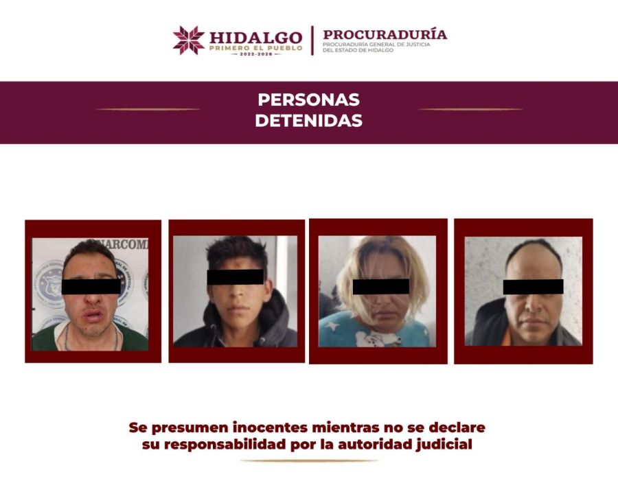 La PGJEH Detuvo a Cuatro Personas Investigadas Por Agresión a Dos Agentes de la División de Investigación