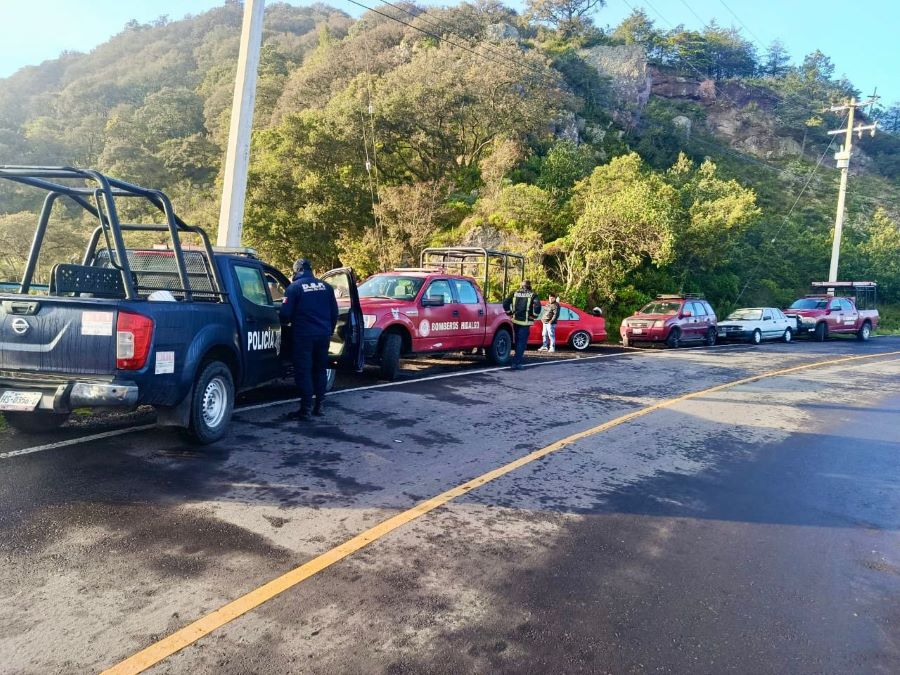 Localizan y Recuperan Cuerpo de Un Hombre que Cayó en la Presa Estanzuela de Mineral del Chico.
