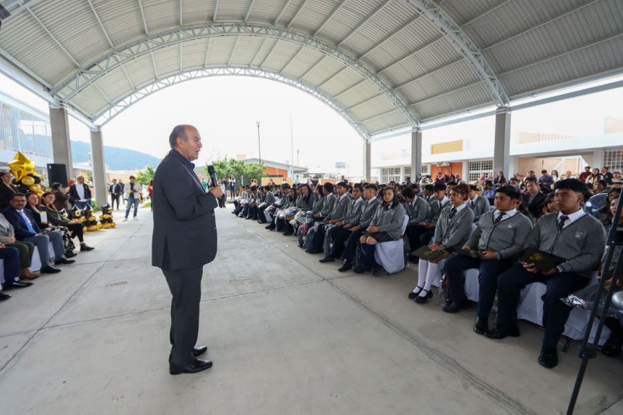 Inauguran Infraestructura de la Secundaria General “Leona Vicario” de Pachuca Con Una Inversión de 5.7 Millones de Pesos en Beneficio de 250 Estudiantes