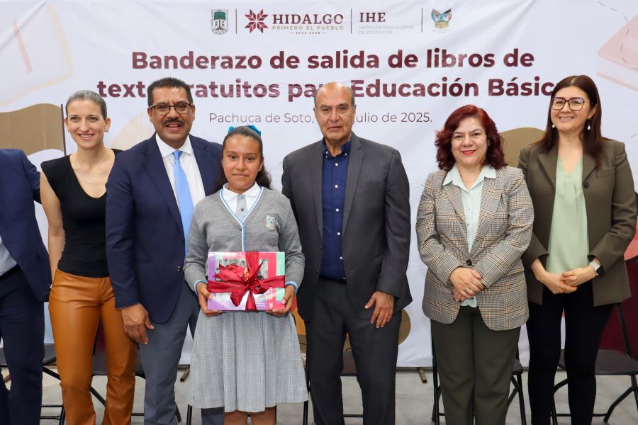 El Instituto Hidalguense de Educación (IHE) distribuirá 4 millones 042 mil 464 libros para el ciclo escolar 2025-2026