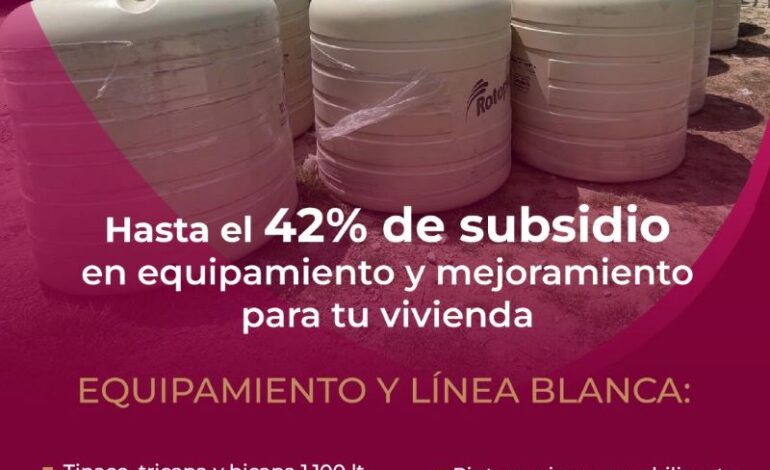 Oficina de Enlaces Federales y Estatales Ofrece Apoyos Para Equipamiento y Mejoramiento de Vivienda