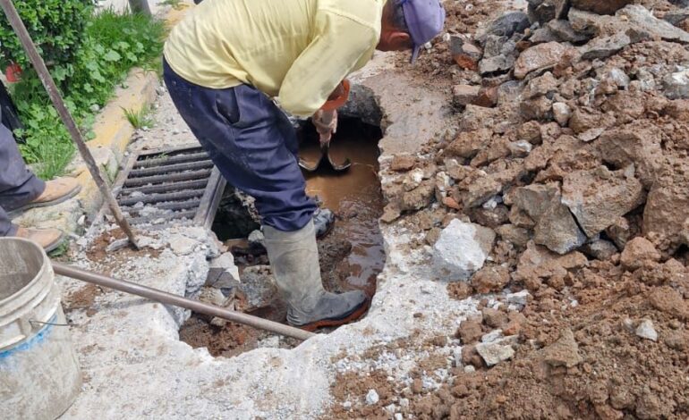 Organismo Operador de Agua (Caamt) Detecta Fugas en Red las Colonias Guadalupe, 20 de noviembre y Francisco I. Madero