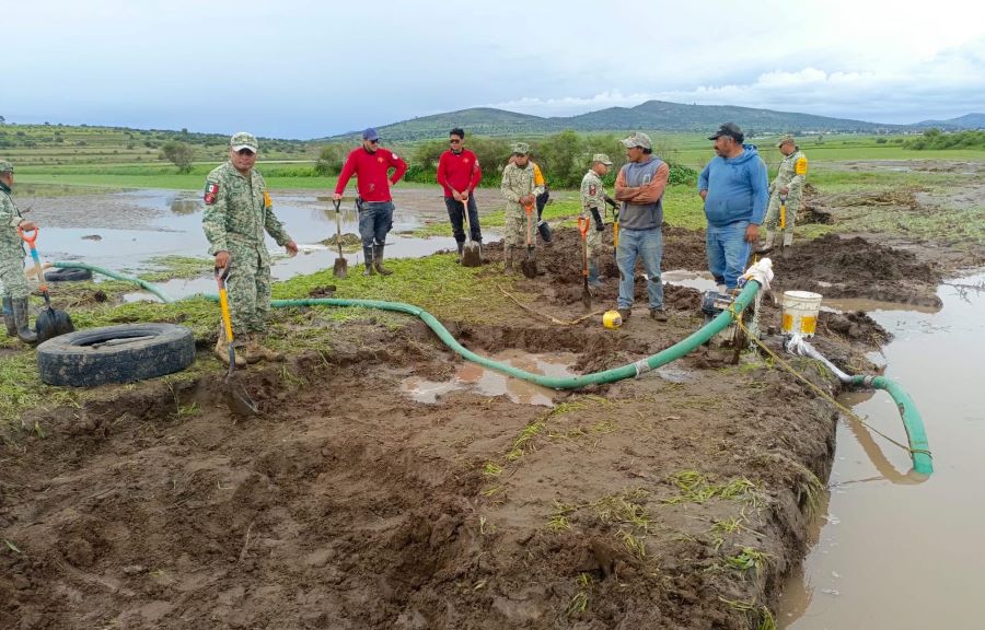 Reporte de lluvias en Hidalgo