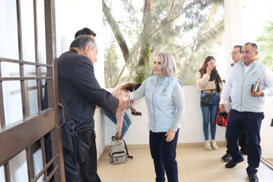 Supervisa Rebeca Aladro juzgados del Distrito de Tizayuca
