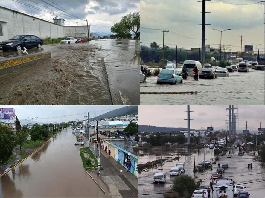 El Bulevar Minero, Recientemente Remodelado Se Inundo, No Tiene Drenaje