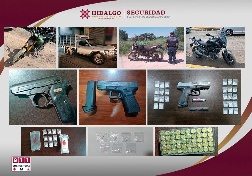 En lo Que Va de Agosto, SSPH Detiene a Más de 30 Personas Por Incurrir en Diversos Delitos