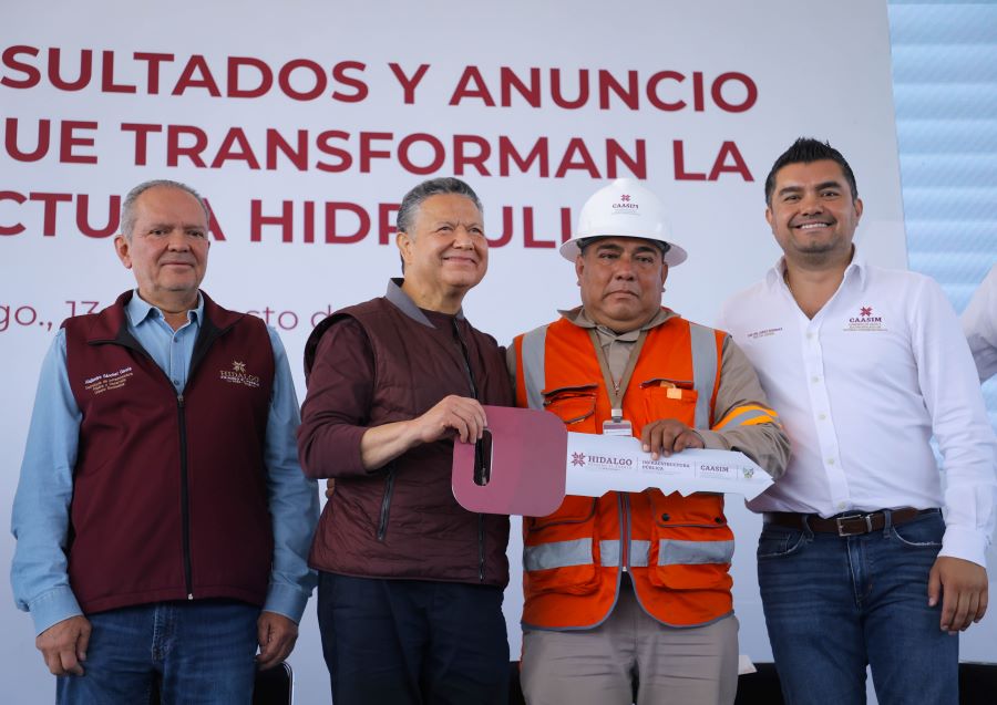 Gobierno de Hidalgo transforma infraestructura hidráulica con nueva inversión de 396 millones de pesos