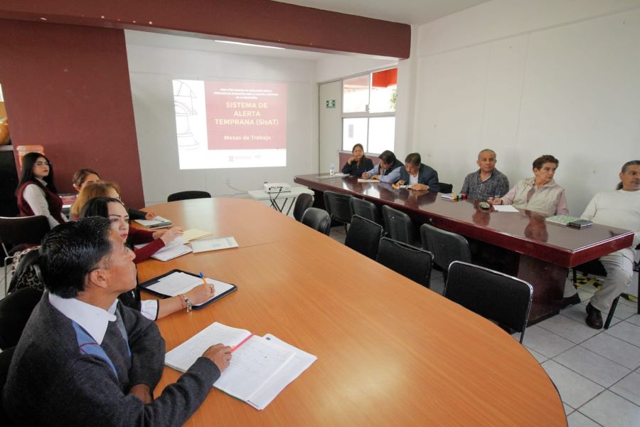 Hidalgo Fortalece la Aplicación del Sistema de Alerta Temprana (SisAT) en Educación Básica