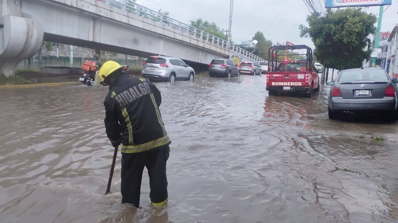 Este Domingo Caos Vial e Inundaciones en Pachuca