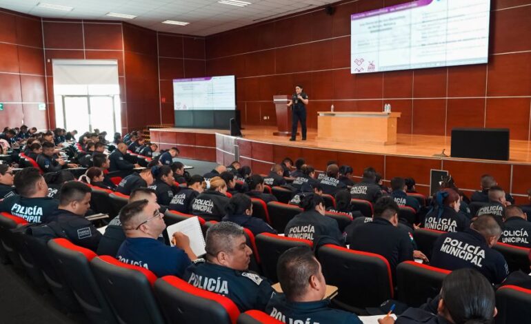 Imparte SSPH Capacitación a Más de 200 Policías Municipales
