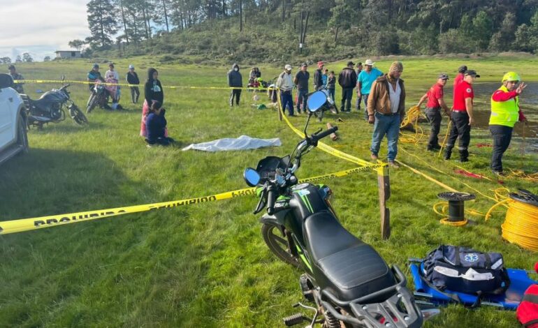 Localizan y Recuperan Cuerpos de Dos Personas, se ahogaron en un Jagüey, en Singuilucan