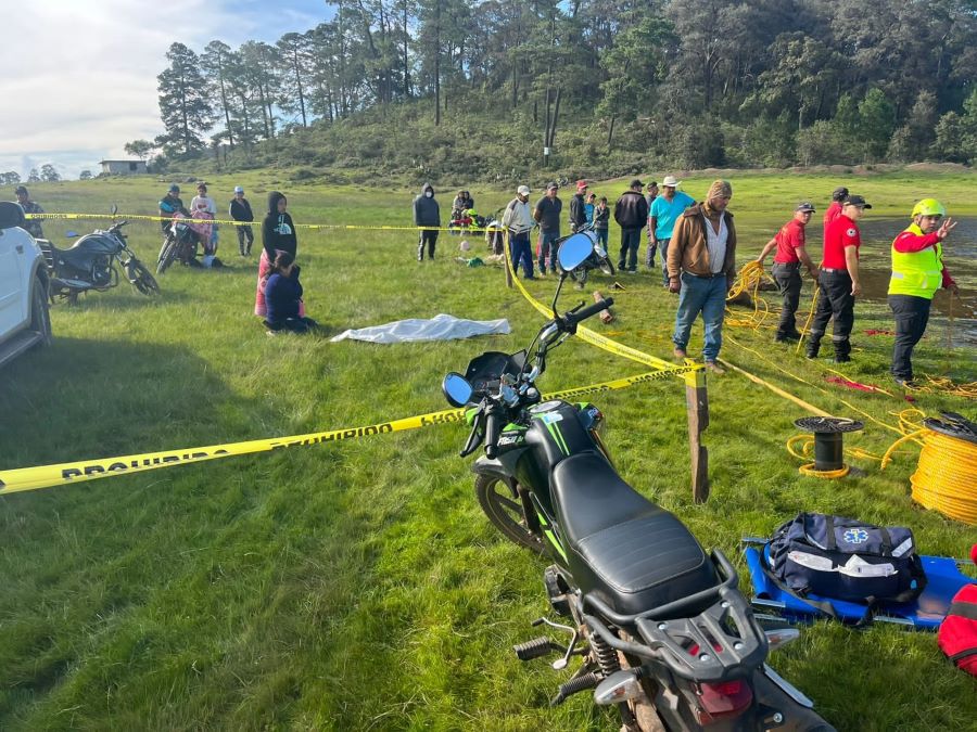 Localizan y Recuperan Cuerpos de Dos Personas, se ahogaron en un Jagüey, en Singuilucan