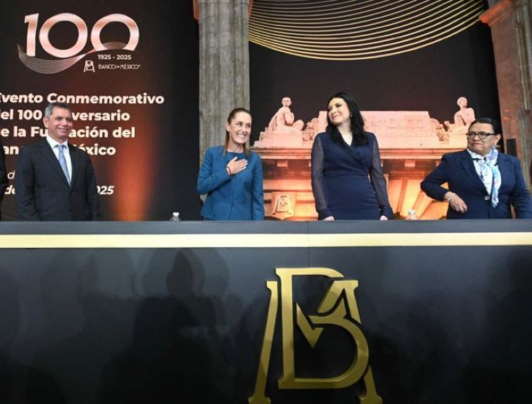 Presidenta Claudia Sheinbaum Celebra 100 Aniversario de La Fundación del Banco de México