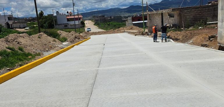 Calle Magnolia de Colonia Paraíso Norte en Tulancingo Luego de Ser Pavimentada se Abre al Publico