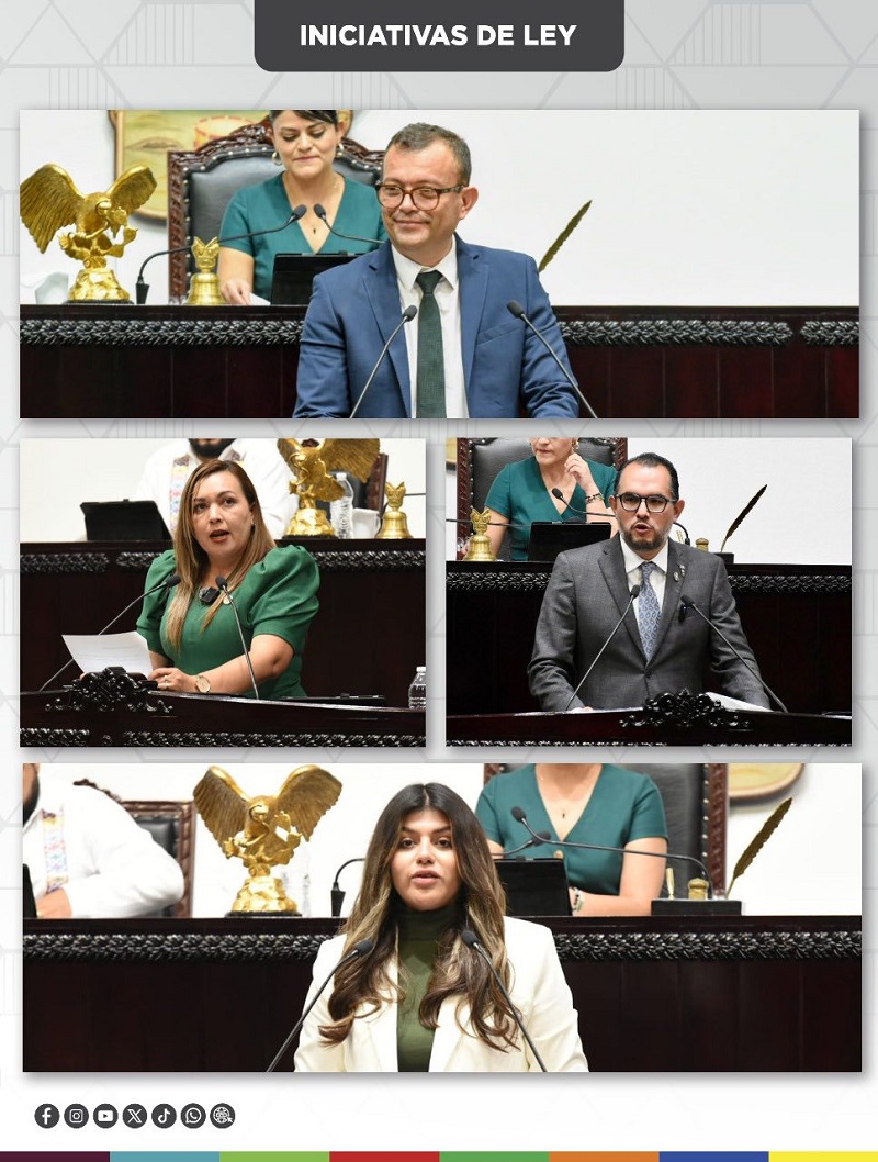 Diputadas y Diputados de la LXVI Legislatura Presentaron Diversas Iniciativas en Favor de la Sociedad Hidalguense