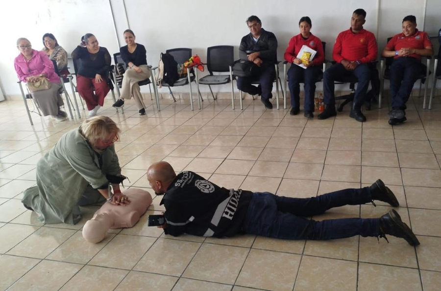 Realiza IMSS Hidalgo Feria de Protección Civil en Conmemoración de Los 40 Años de los Sismos de 1985