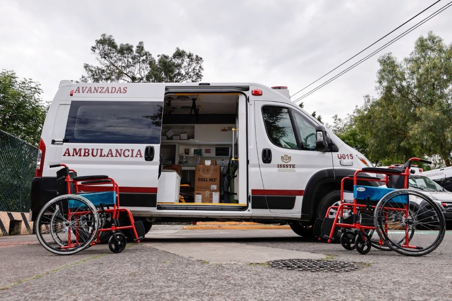 Recibe ISSSTE Hidalgo 21 nuevas ambulancias para unidades médicas de la entidad