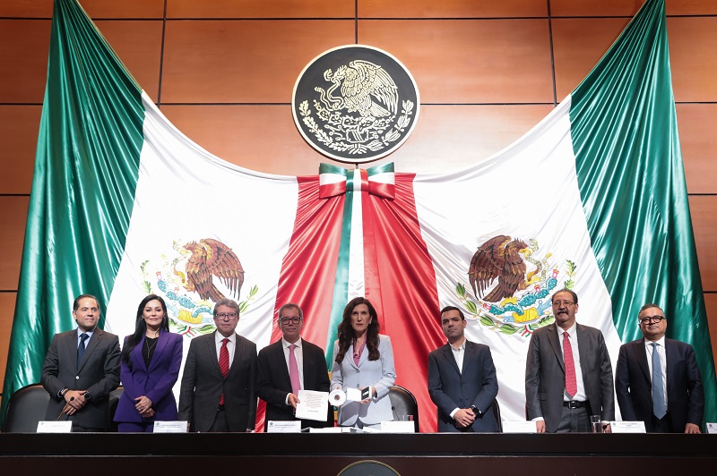 Recibe la Cámara de Diputados iniciativas de la presidenta de la República sobre aranceles y aduanas