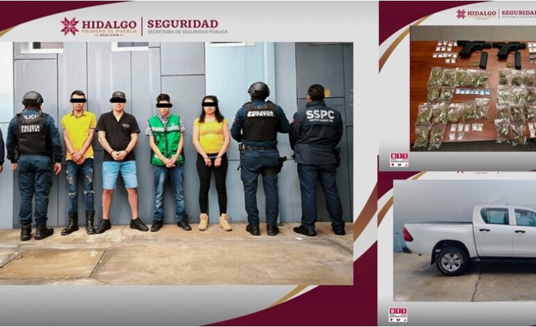 SSPH Detiene a Grupo Que Presuntamente Extorsionaba a Transportistas en La Carretera México – Tuxpan