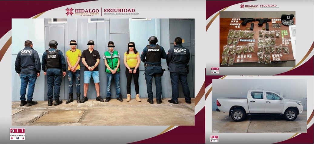 SSPH Detiene a Grupo Que Presuntamente Extorsionaba a Transportistas en La Carretera México – Tuxpan