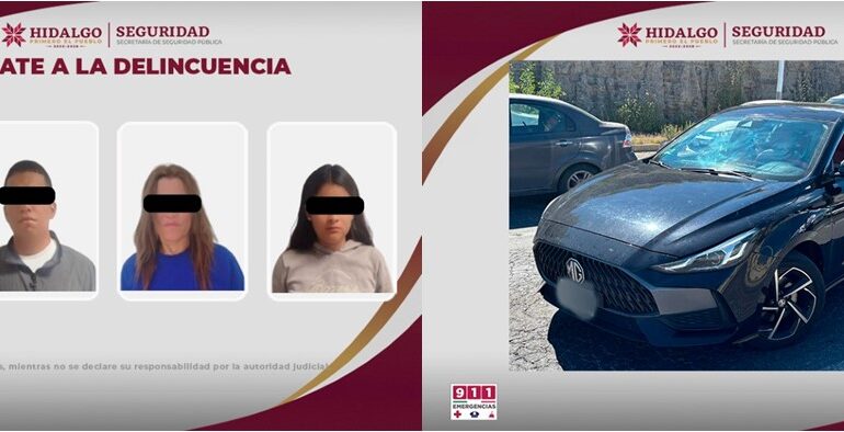 SSPH implementa operativo, cae banda de extranjeros dedicados al robo y extorsión a cuentahabientes