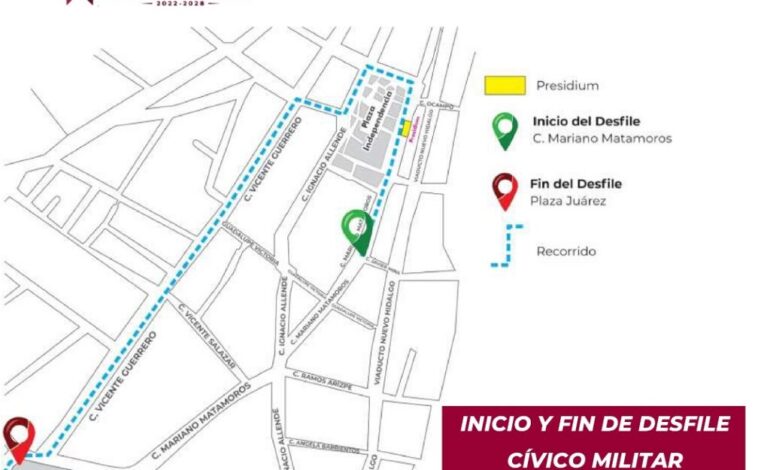 Todo listo para el Desfile Cívico-Militar Conmemorativo del 215 Aniversario de la Independencia Nacional