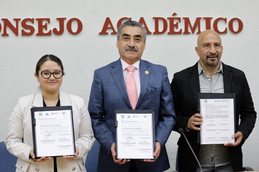 UAEH refrenda compromiso social al firmar convenio con SSH e INHIDE