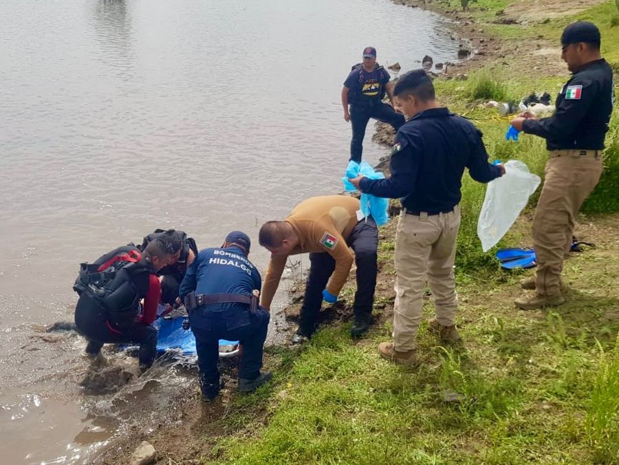 SSPEH Recupera el Cuerpo de un Joven de 17 años, que cayó en la Presa del Durazno