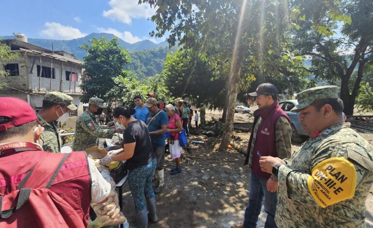 Acción Humanitaria Sin Precedentes en Huehuetla: Coordinación Interinstitucional Responde a Desastre Natural