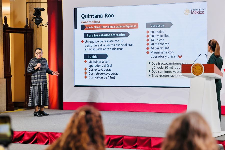 Agradece Gobierno de México Solidaridad Nacional a Comunidades Afectadas Por Las Lluvias