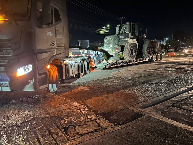 Arriban 300 Elementos del Ejercito Para Reforzar Apoyo a la Población por la contingencia en Hidalgo