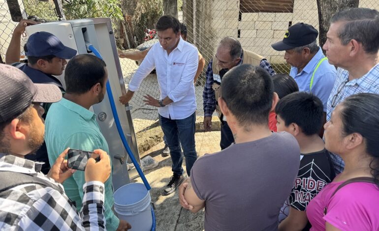CEAA instala 26 plantas potabilizadoras de agua en comunidades afectadas por lluvias.