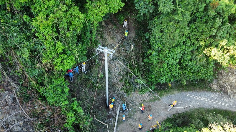 CFE Restablece el Servicio al 100 Por Ciento en Hidalgo y Estados Afectados Por Lluvias