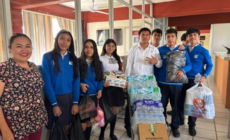 Comunidades Escolares de Todo el Estado se Movilizan en Apoyo de Afectados Por Lluvias