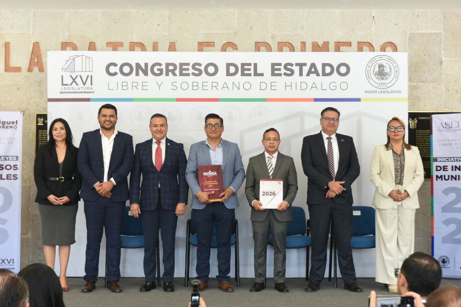 Recibe el Congreso Local Iniciativas de Leyes de Ingresos Municipales del Ejercicio Fiscal 2026