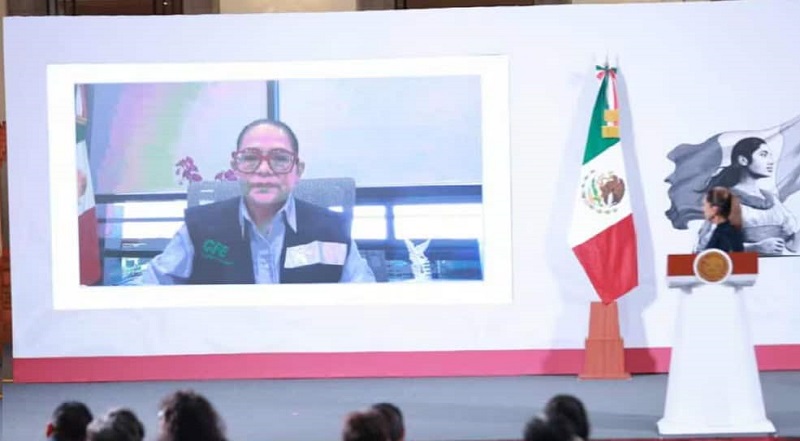 Presidenta Claudia Sheinbaum Reconoce Convicción y Sacrificio de Trabajadores de La CFE; Se Tiene Un 93% de Avance en Restablecimiento del Suministro Eléctrico