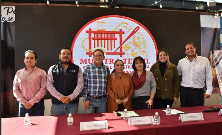 En Tulancingo, del 14 al 16 de Noviembre Muestra Textil, Artesanal y Gastronómica