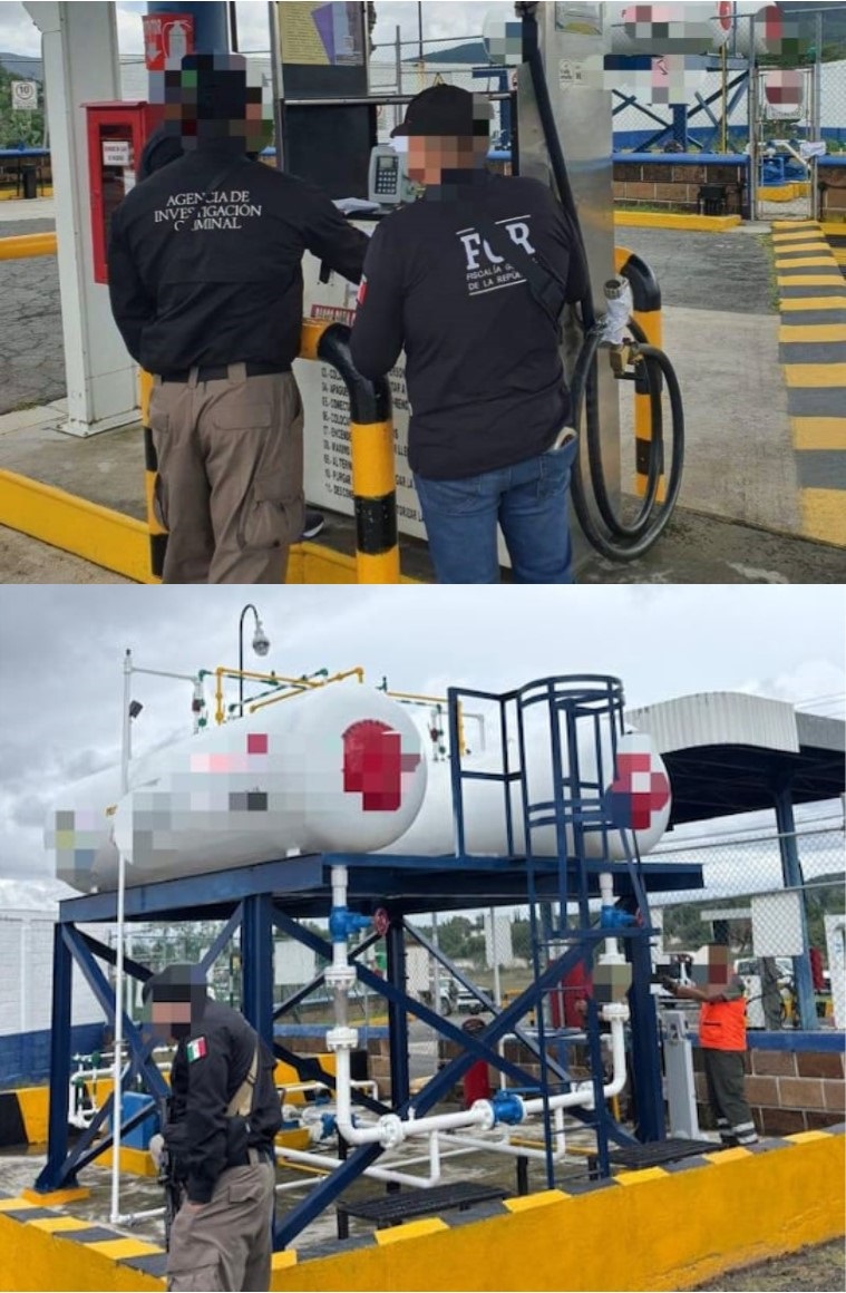FGR Cateo Gasera de Actopan, Asegura 6 Mil Litros de Gas L.P., Dos Tanques Tipo Cisterna y Dinero en Efectivo