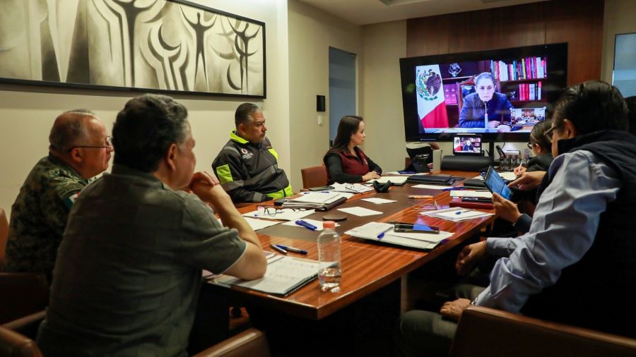 Gobernador Julio Menchaca se reunió nuevamente con la presidenta, Claudia Sheinbaum Pardo, para evaluar los daños por las lluvias en el Estado