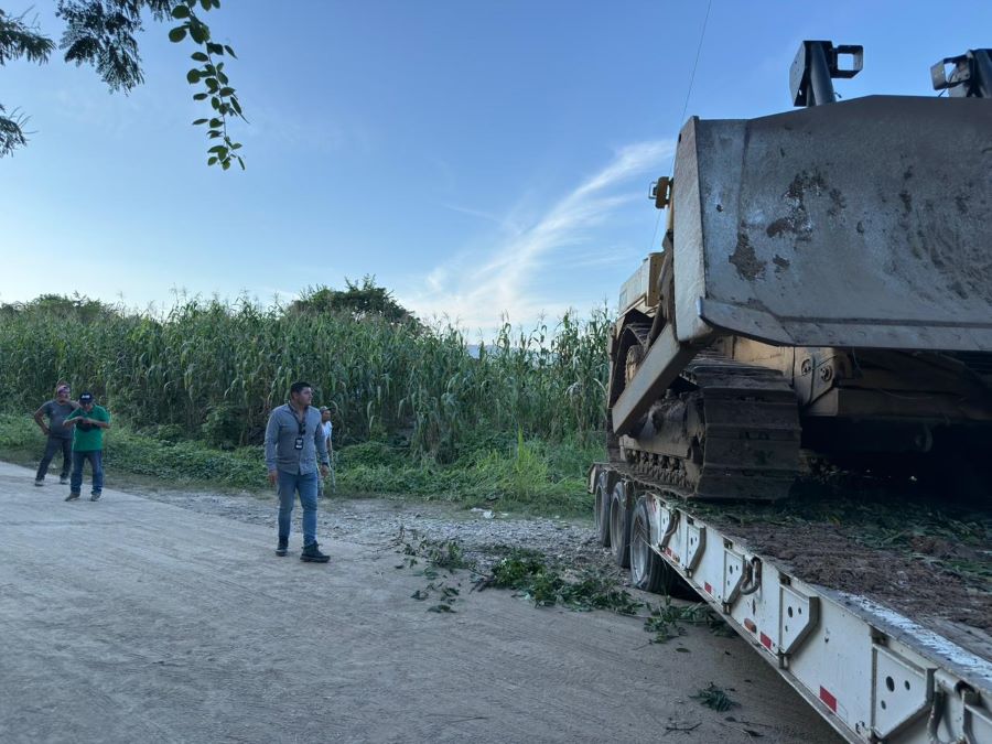 Habilitan Paso Provisional en el Municipio de Huautla