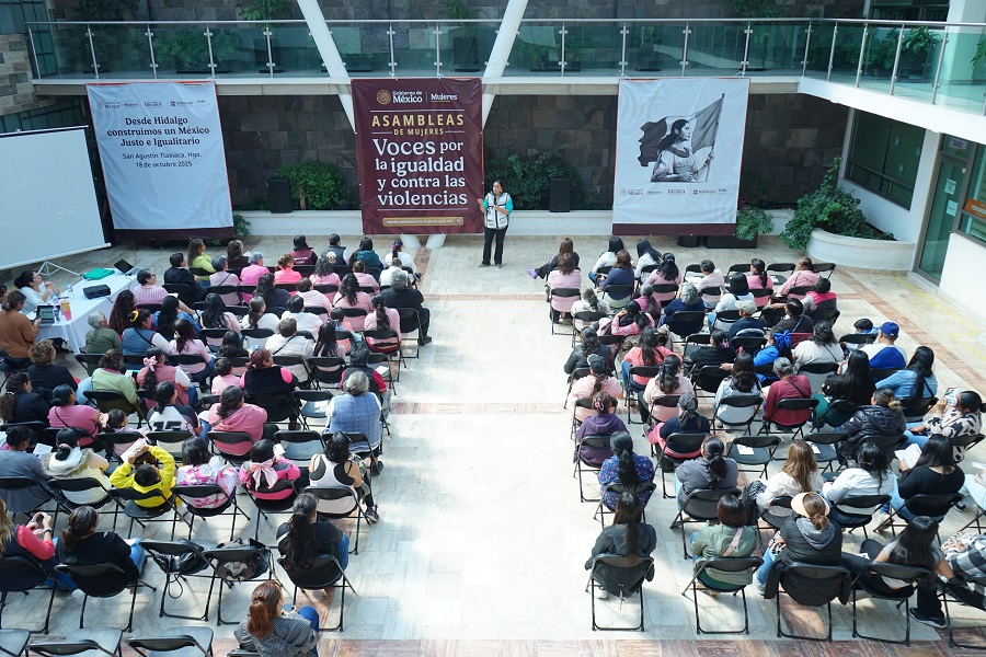 Hidalgo cumplió la meta 2025 de Asambleas de Mujeres  “Voces por la Igualdad y contra las Violencias”