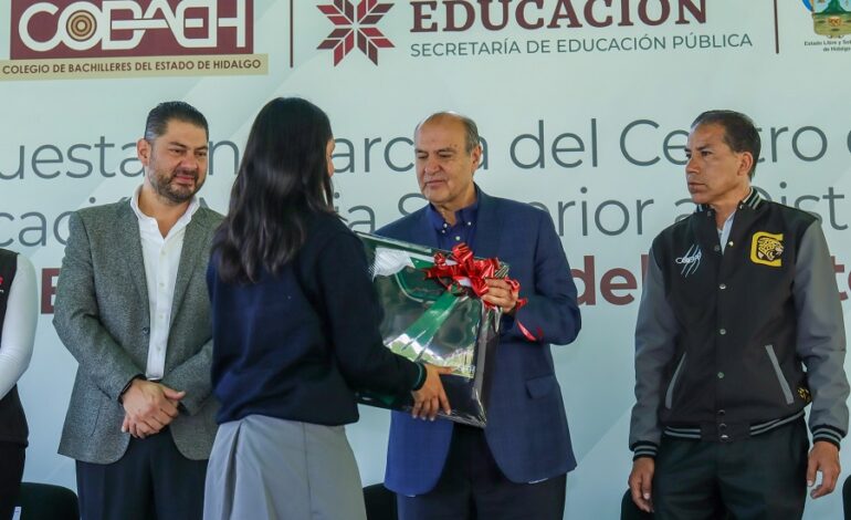 Hidalgo Logra Cobertura de Educación Media Superior Pública en los 84 Municipios